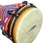 Clapbox DB104 12-Inch Machine Head Tuning Djembe With Bag