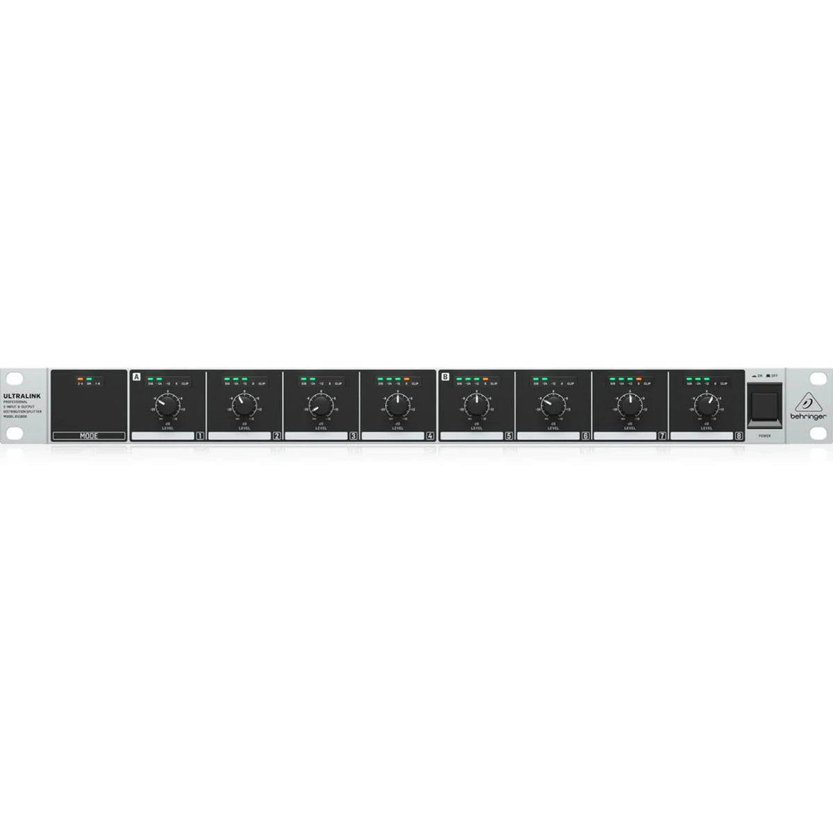 Behringer DS2800 Professional 2-Input 8-Output Distribution Splitter