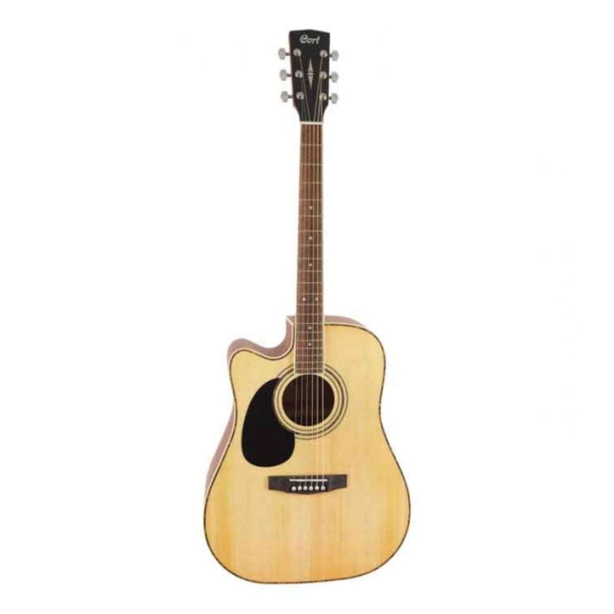 Cort AD880CE LH Left Handed Electro-Acoustic Guitar - Natural Satin