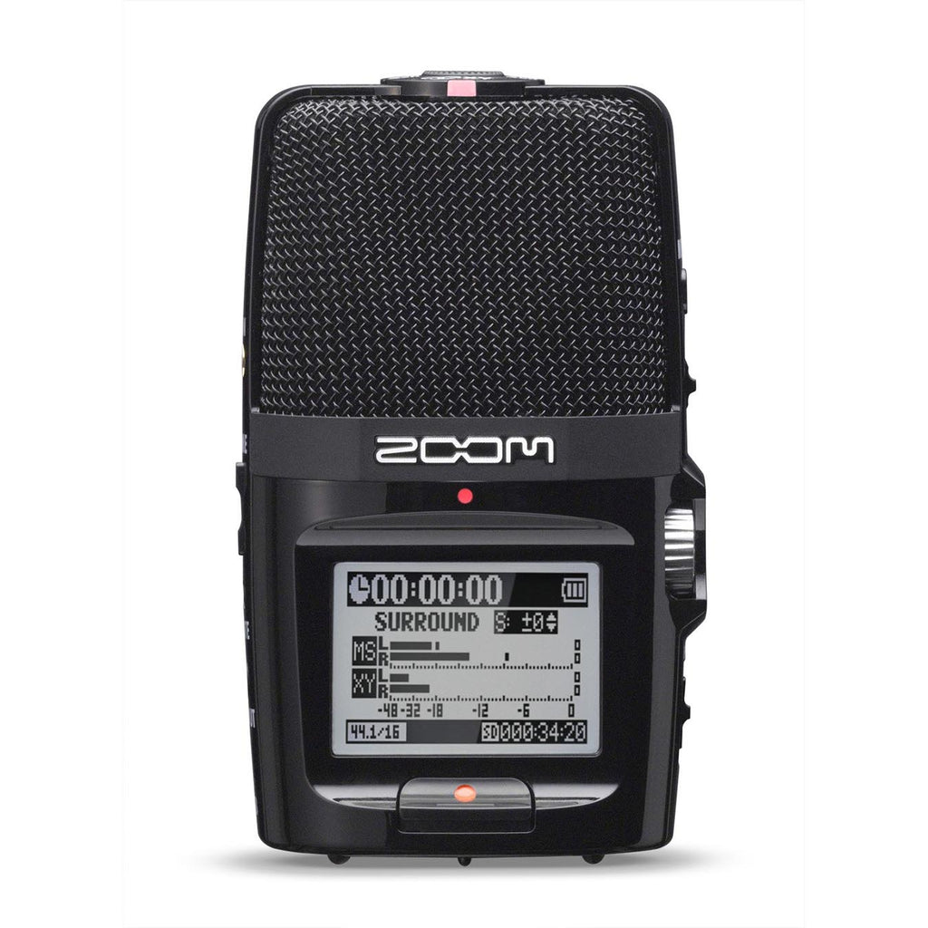 Zoom H2n 2-Input / 4-Track Portable Handy Recorder with Onboard 5-Mic Array