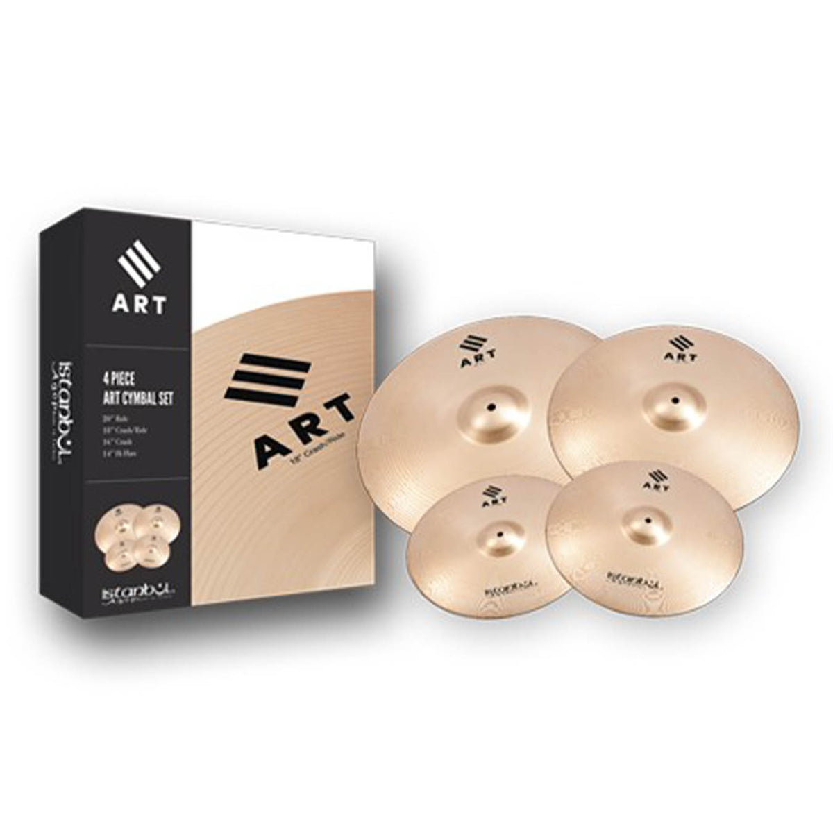ISTANBUL ART4 ART 4-PIECE CYMBAL SET 14-16-18-20