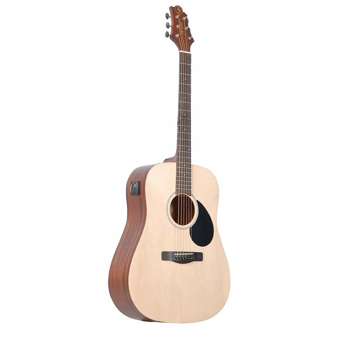 Greg Bennett’s GD50T Solid Spruce Top Acoustic Guitar with Built in Tuner