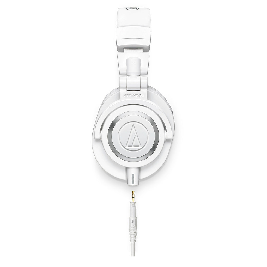 Audio-Technica ATH-M50x WH Over-Ear Professional Studio Monitor Headphones-White