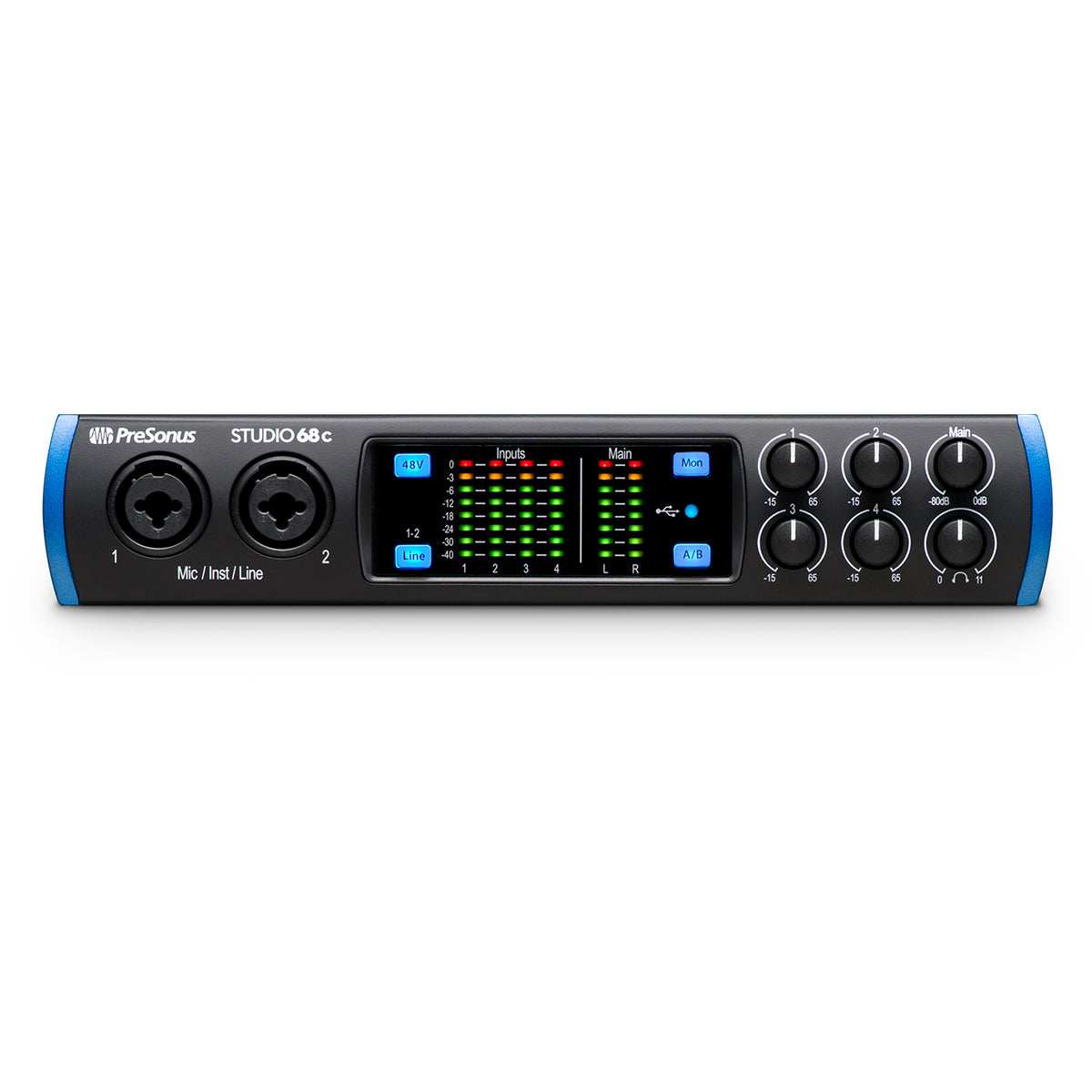 Presonus Studio 68c 6 inputs/6 outputs USB C Audio Interface