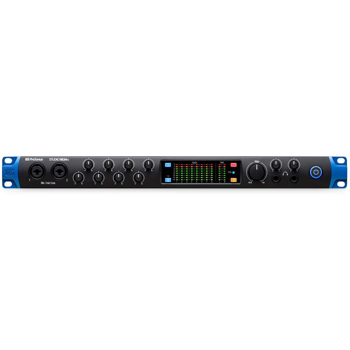 Presonus Studio 1824c 18-in/18-out USB-C Audio Interface with 8 XMAX Preamps