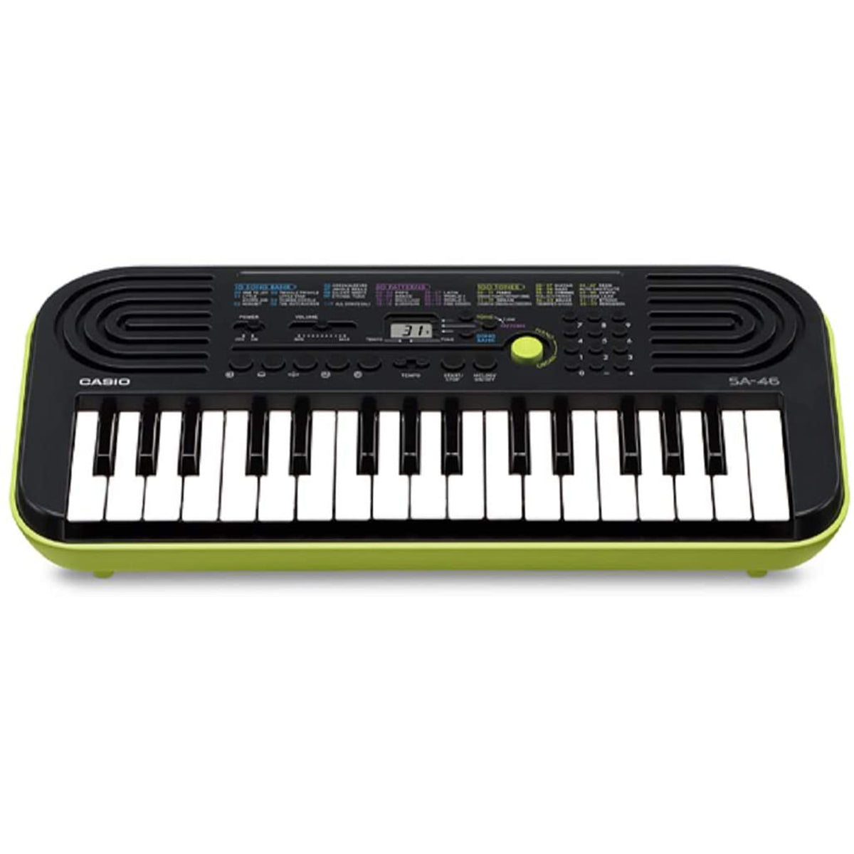 Casio SA-46 Electronic Keyboard with LAD-6 Adapter
