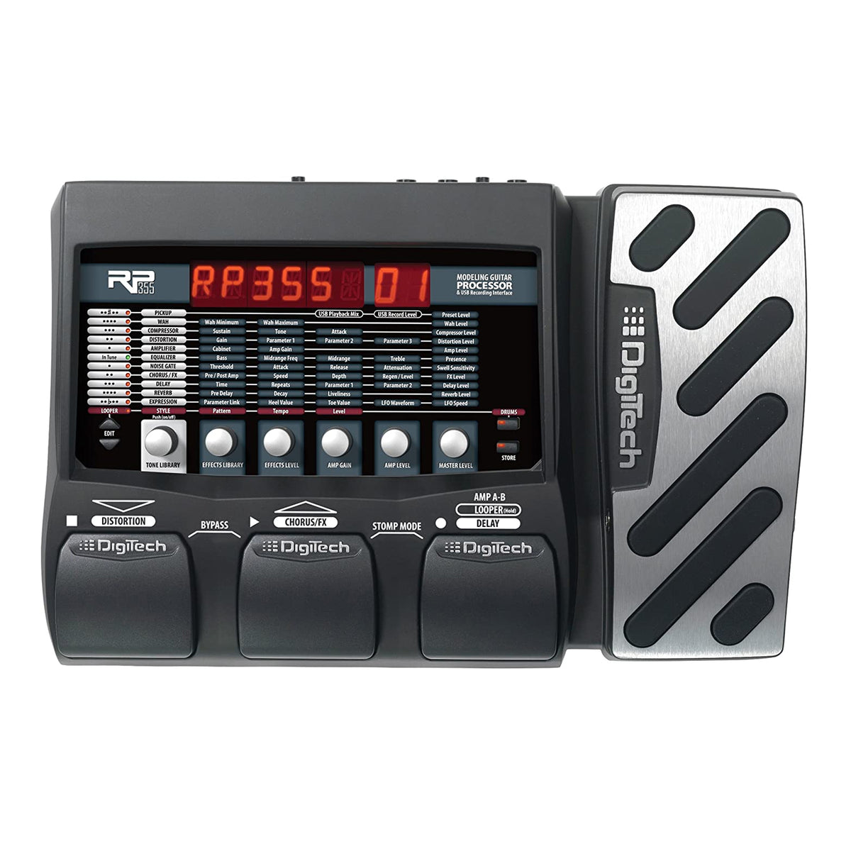 DigiTech RP355 Guitar Multi-Effects Pedal (Adapter not Included)