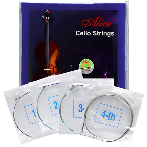 Alice A803 Cello String Set Cello Strings Nickel Silver Wound for 4/4