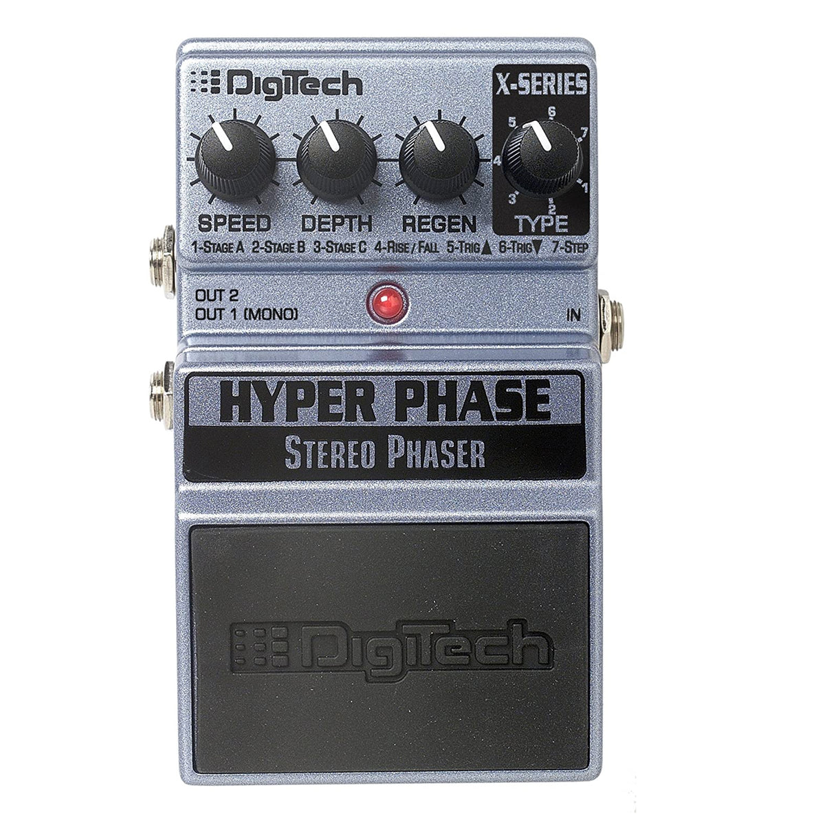 DigiTech X-Series Hyper Phase Stereo Phaser Guitar Effect Pedal