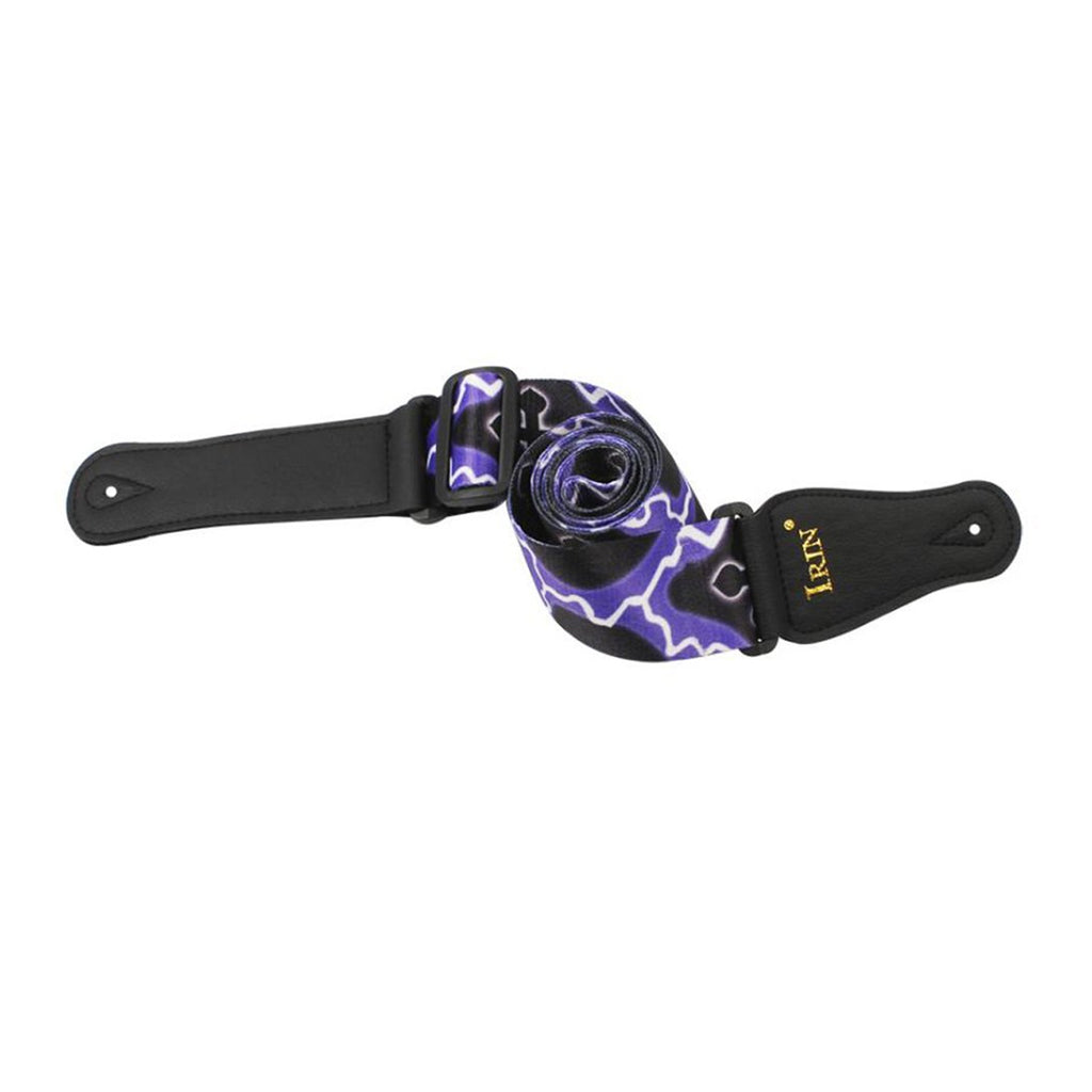 Irin Rockyou woven Guitar Strap for Acoustic Electric & Bass Guitars / heavy metal pattern