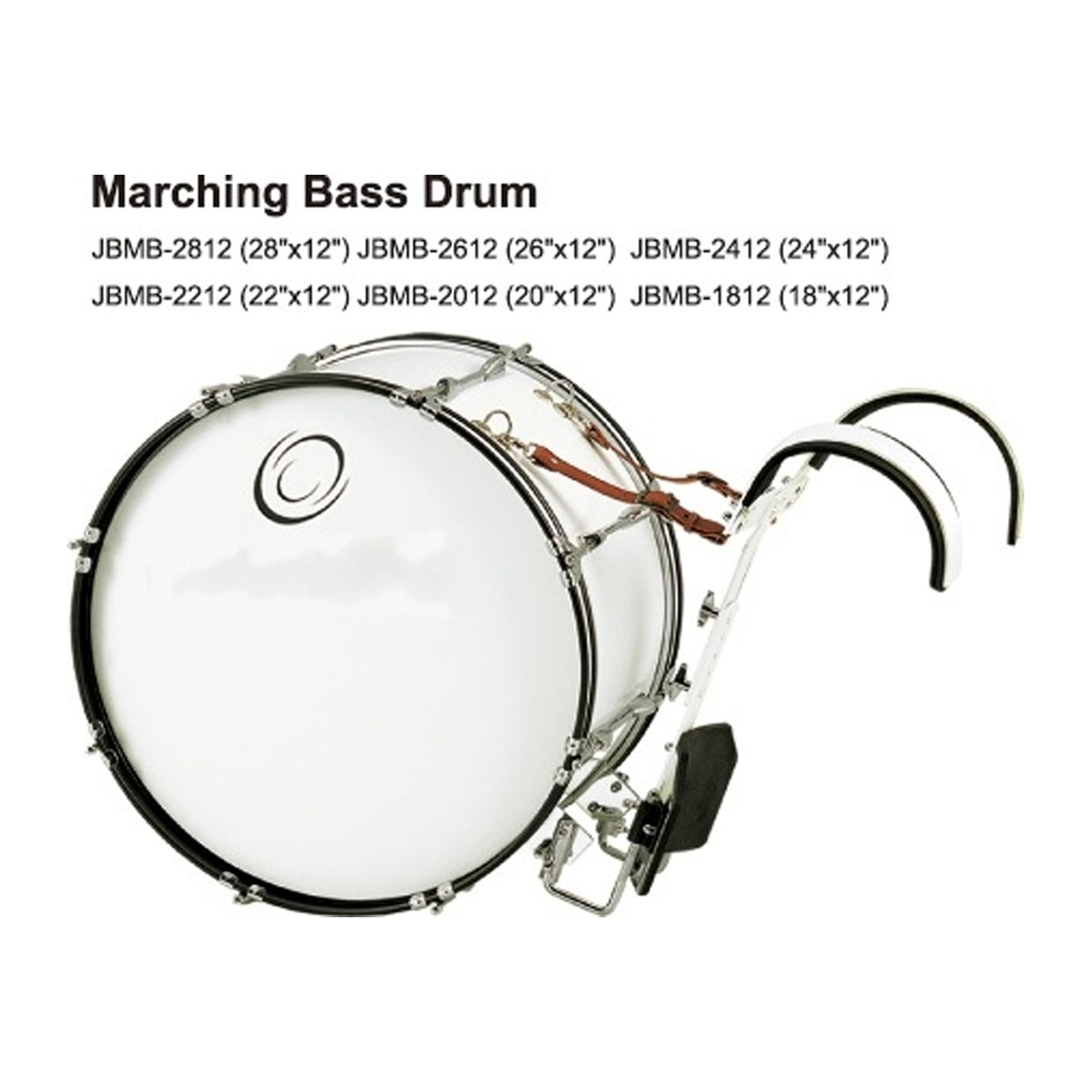 Jinbao Marching Bass Drum JBMB2812