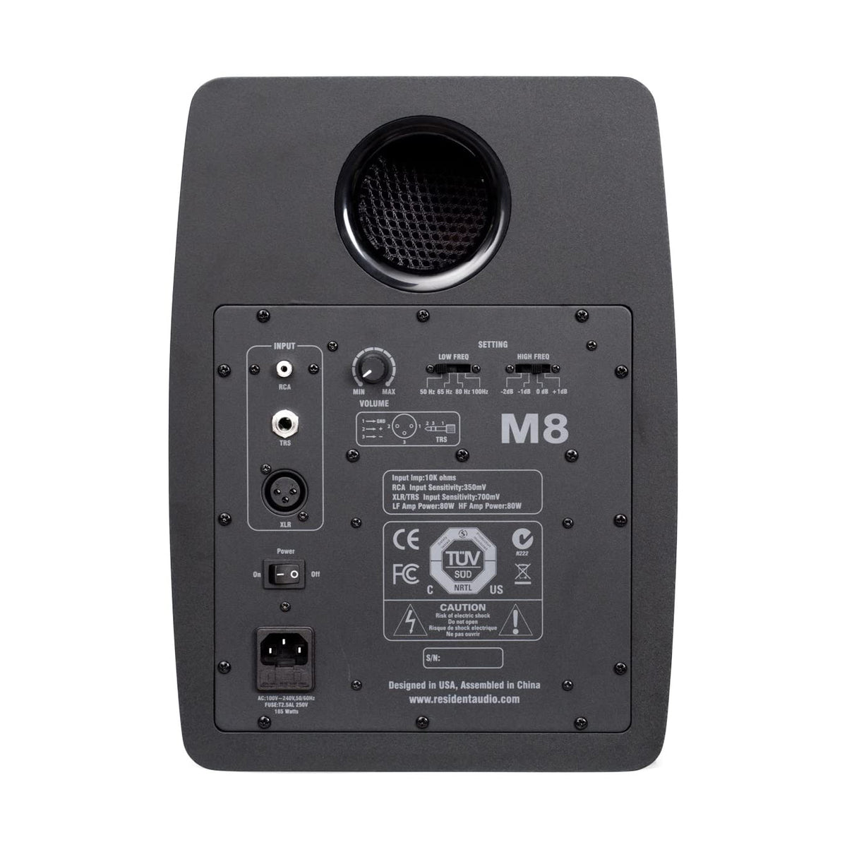 Resident Audio M8 Active Studio Monitor ( Pair)