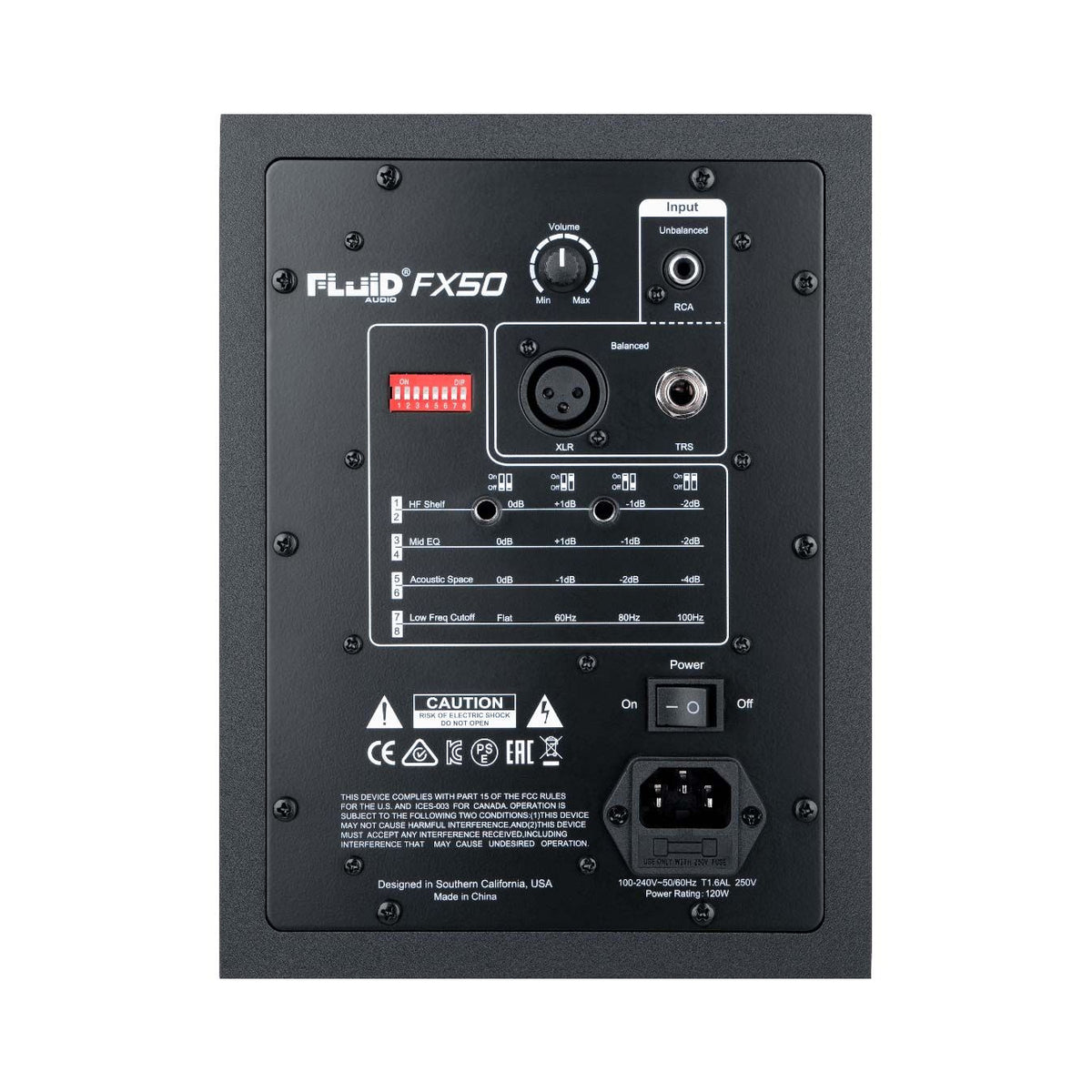 Fluid Audio FX50 5-inch 2-Way Active Studio Monitor Speaker - Pair