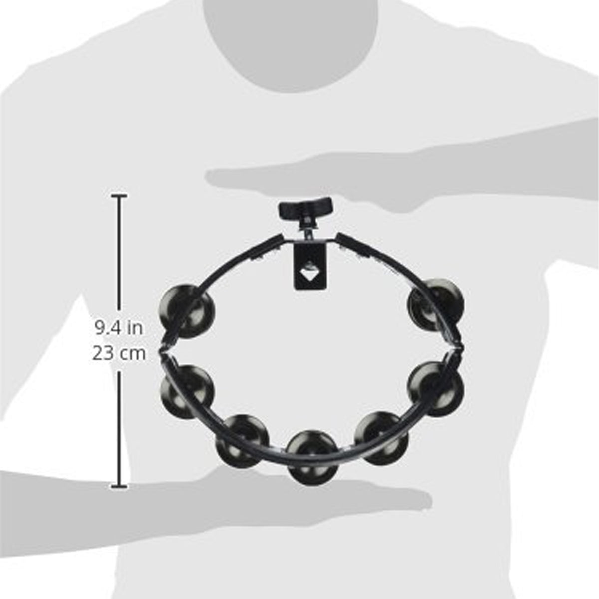 LP CYCLOPES TAMBOURINE MOUNTABLE BLACK LP160