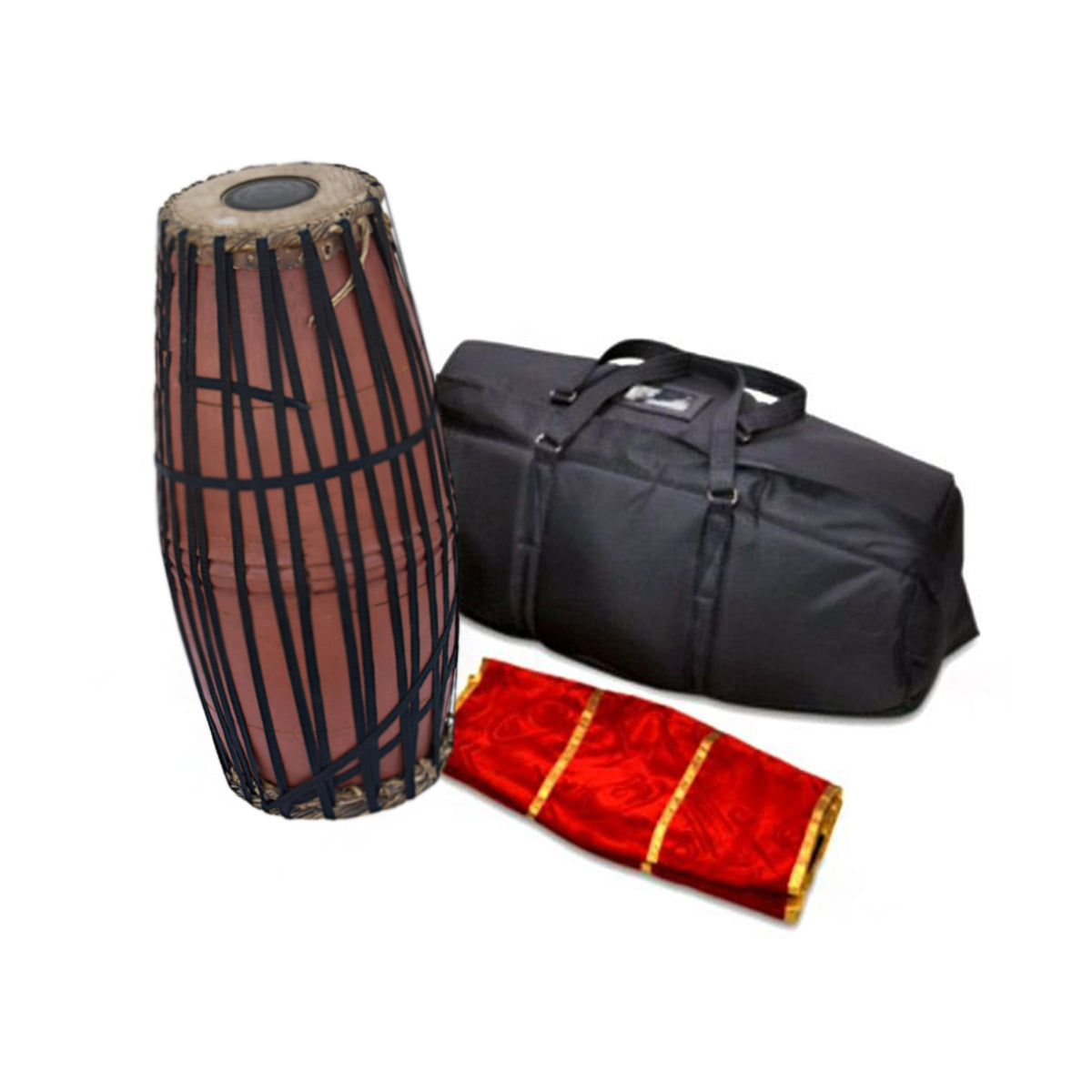 Mridangam Professional HP Rope with Pattu Cover and Bag