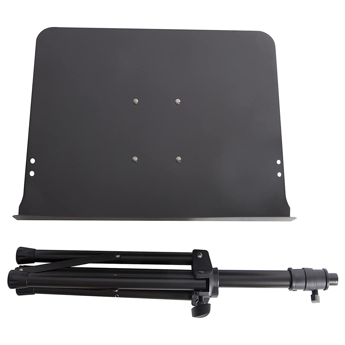 On-Stage SM7211B Professional Grade Folding Orchestral Sheet Music Stand-Black