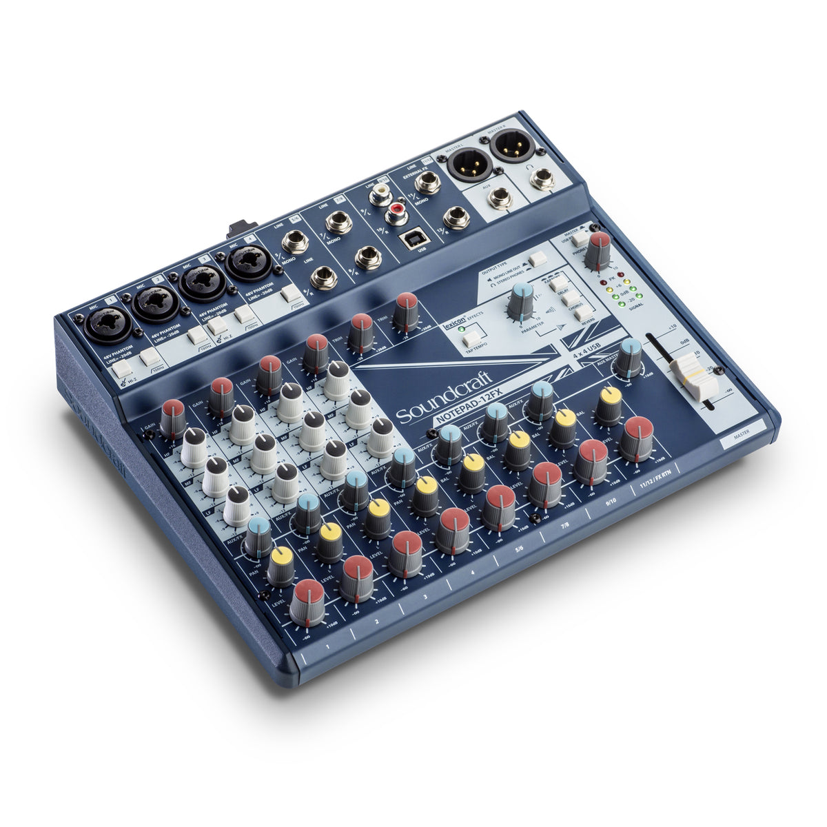 SOUNDCRAFT Notepad-12FX Small-format Analog Mixing Console with USB I/O and Lexicon Effects