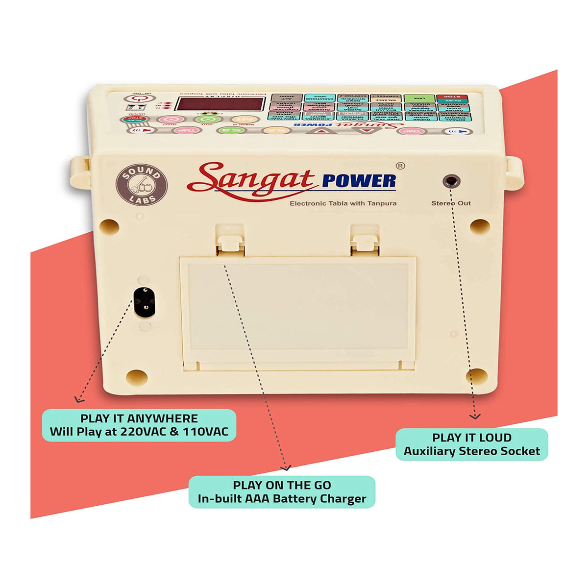 Sound Labs Sangat Power Electronic Tabla + Tanpura