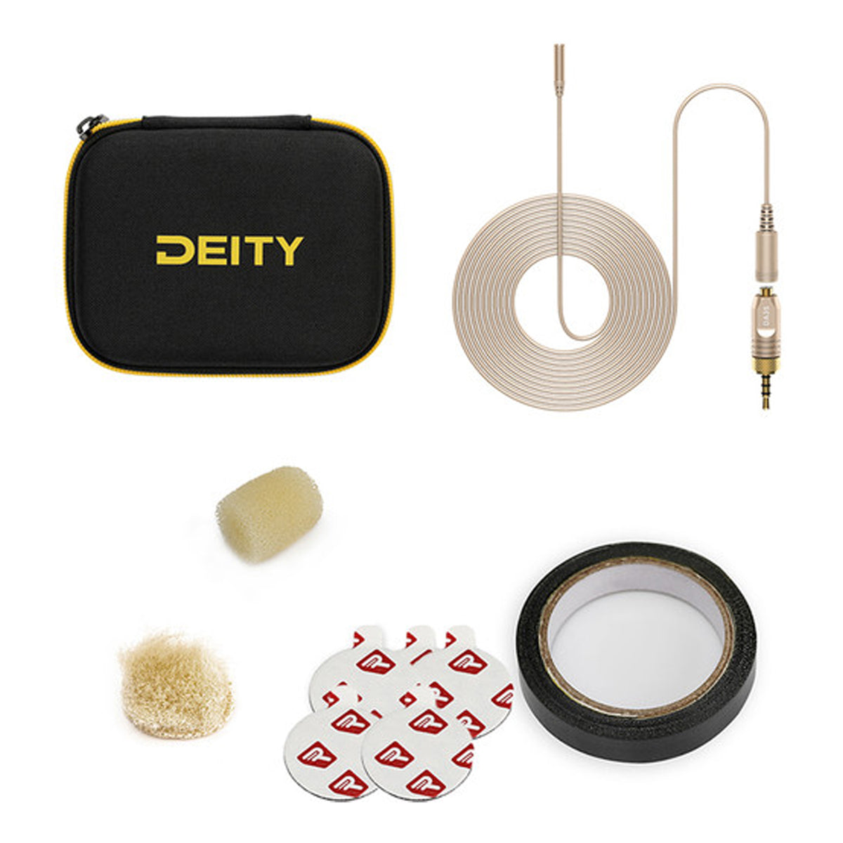 Deity Microphones W.Lav Pro Omni Lavalier Microphone with microdot to Locking 3.5mm Adapter