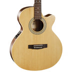 Cort SFX ME OP Semi Acoustic Guitar Open Pore