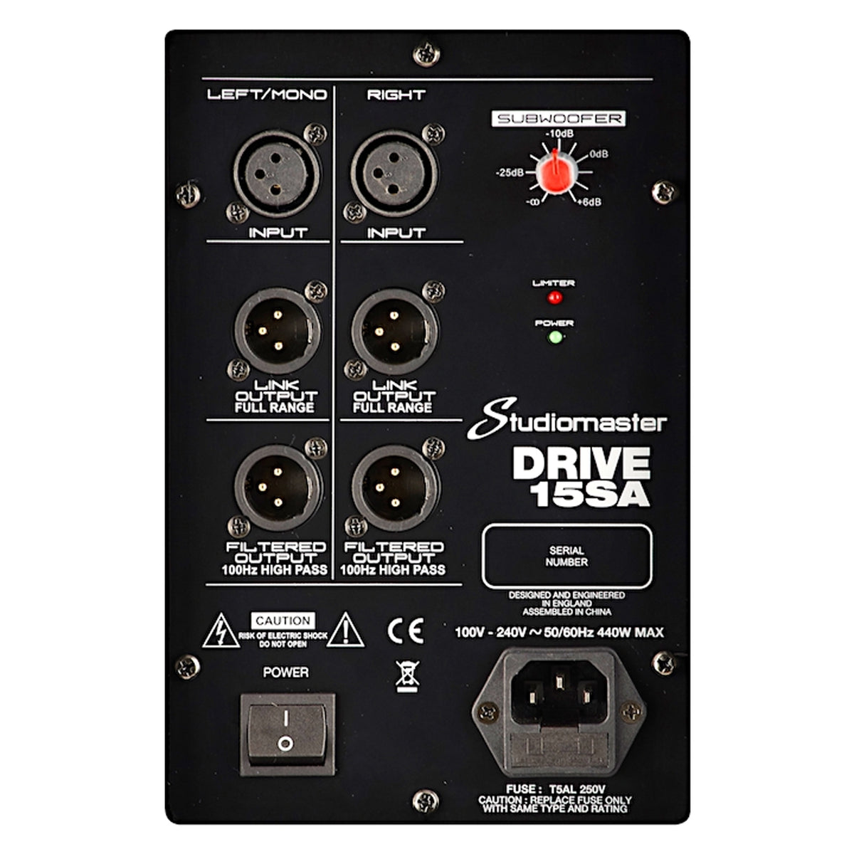 Studiomaster Drive 15 SA Active Subwoofer Cabinet