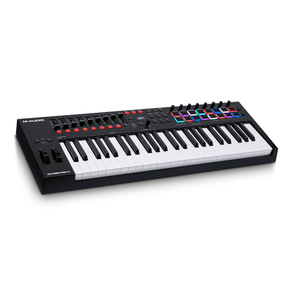 M-Audio Oxygen Pro 49 49-key USB powered MIDI controller with Smart Controls and Auto-mapping