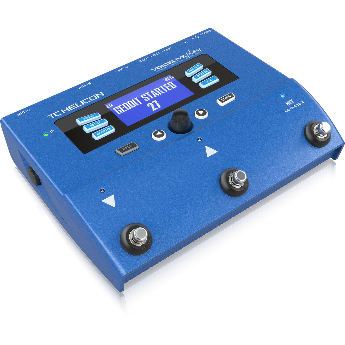 TC Helicon VOICELIVE PLAY 3-Button Vocal Effects Stompbox with Looping