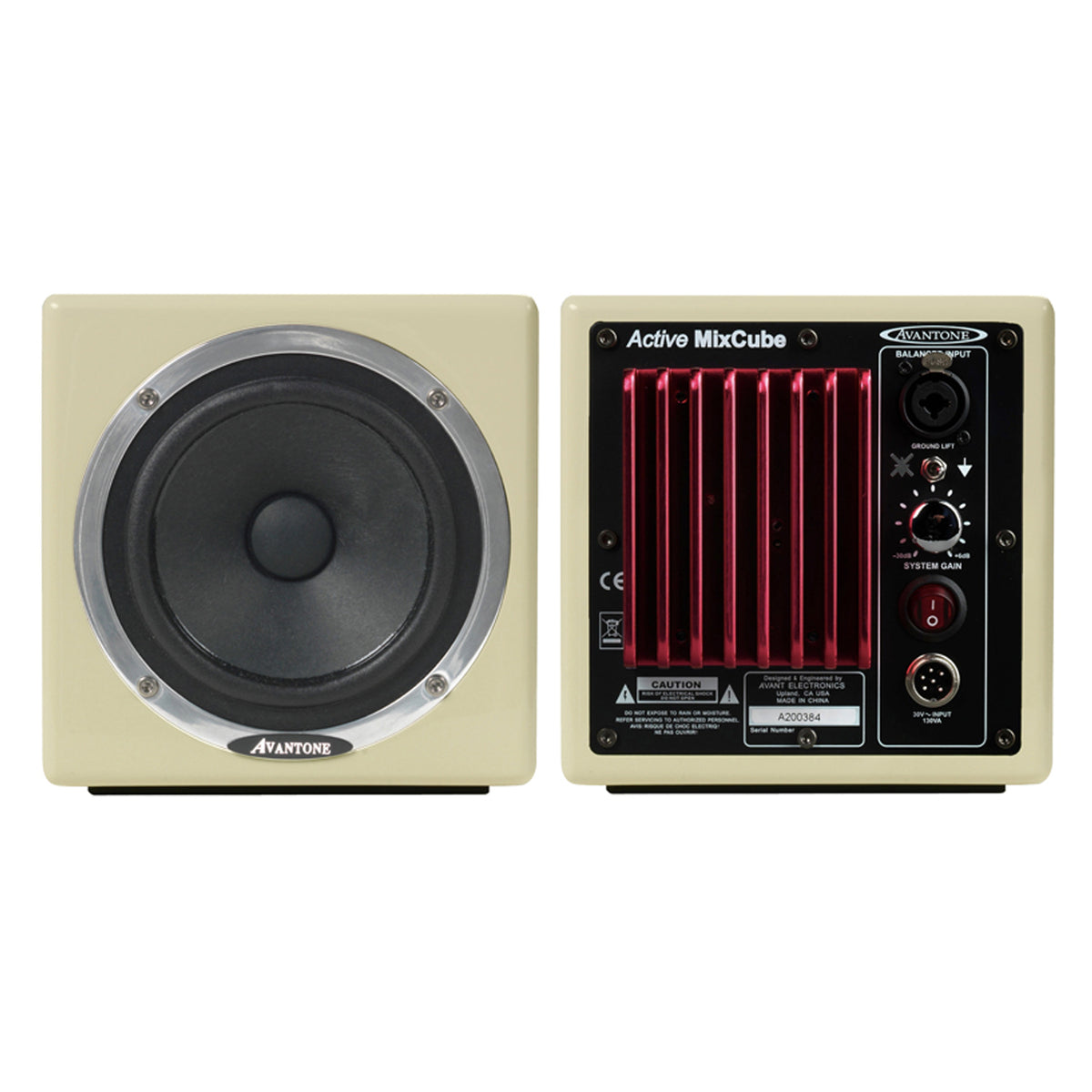 Avantone MixCube Active Creme Full-Range Mini Reference Monitors (Pair)