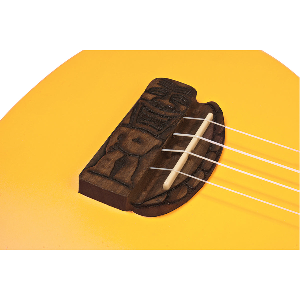 Kohala KT-SYE Tiki Uke Yellow Soprano Ukulele