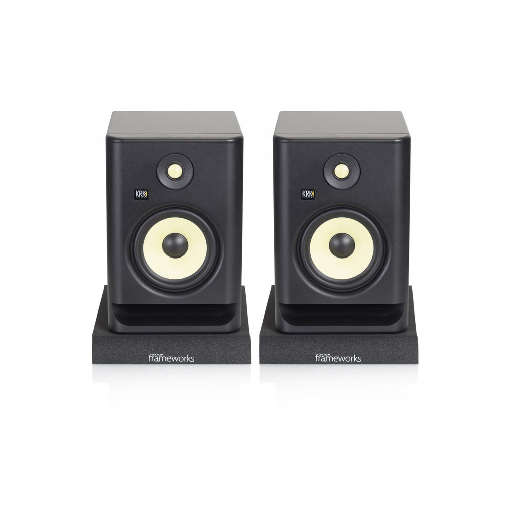 Gator Frameworks GFW-ISOPAD-MD Studio Monitor Isolation Pads - Medium (for 6.5-inch Studio Monitors)