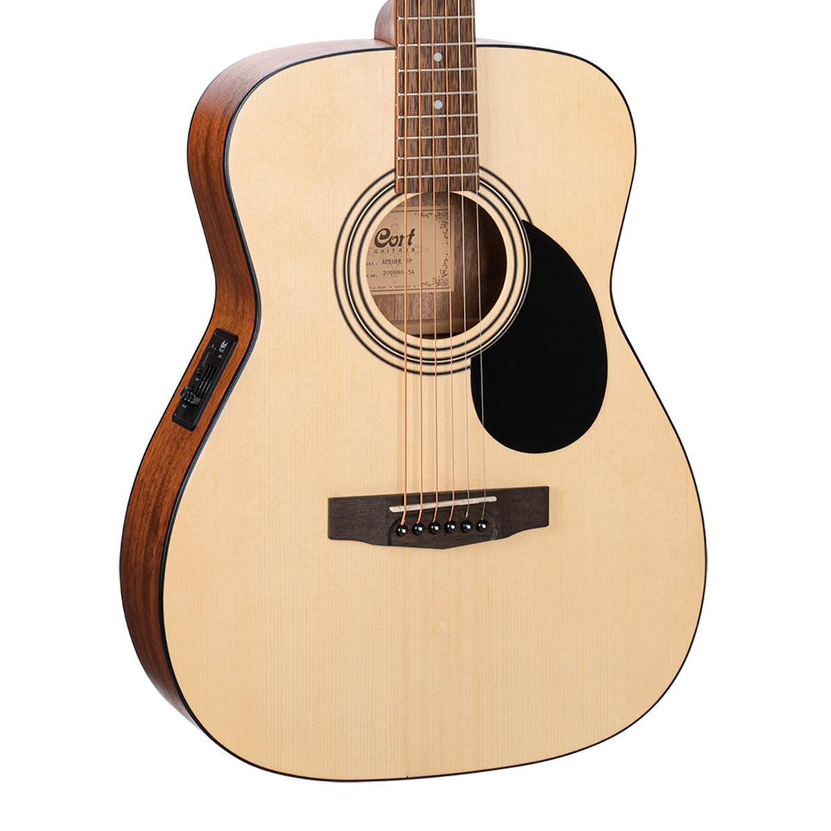 Cort AF510E Semi-Acoustic Guitar - Open Pore Natural