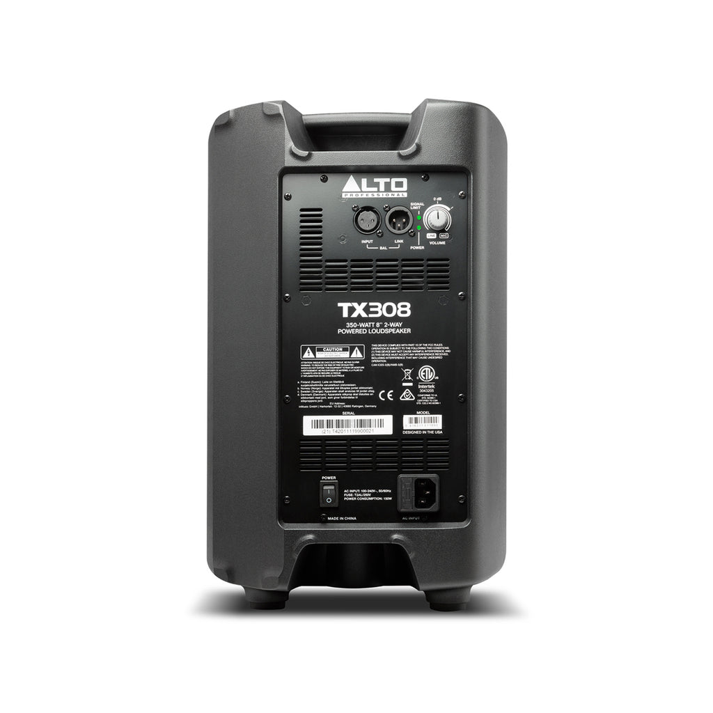Alto Professional TX308 350-WATT 8-INCH 2-WAY POWERED LOUDSPEAKER