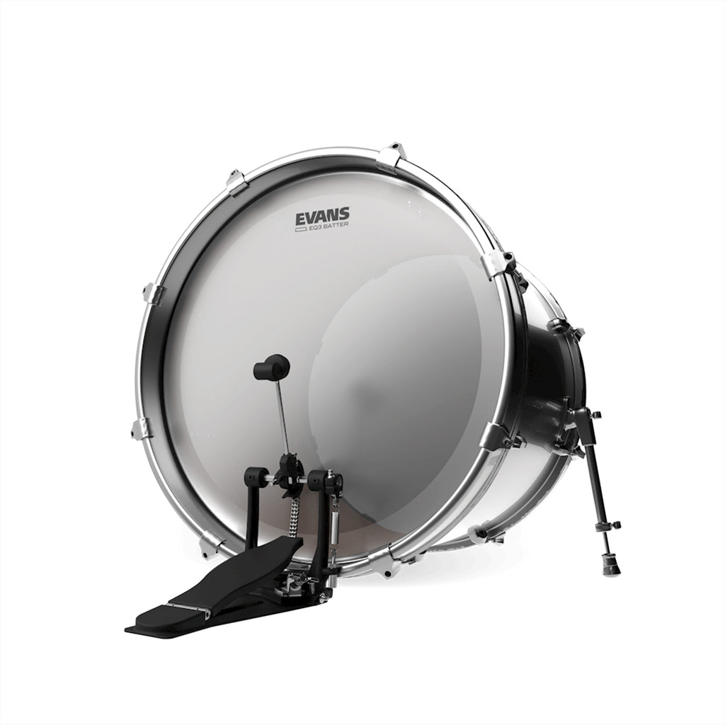 Evans BD22GB3C EQ3 22-Inch Frosted Bass Drumhead
