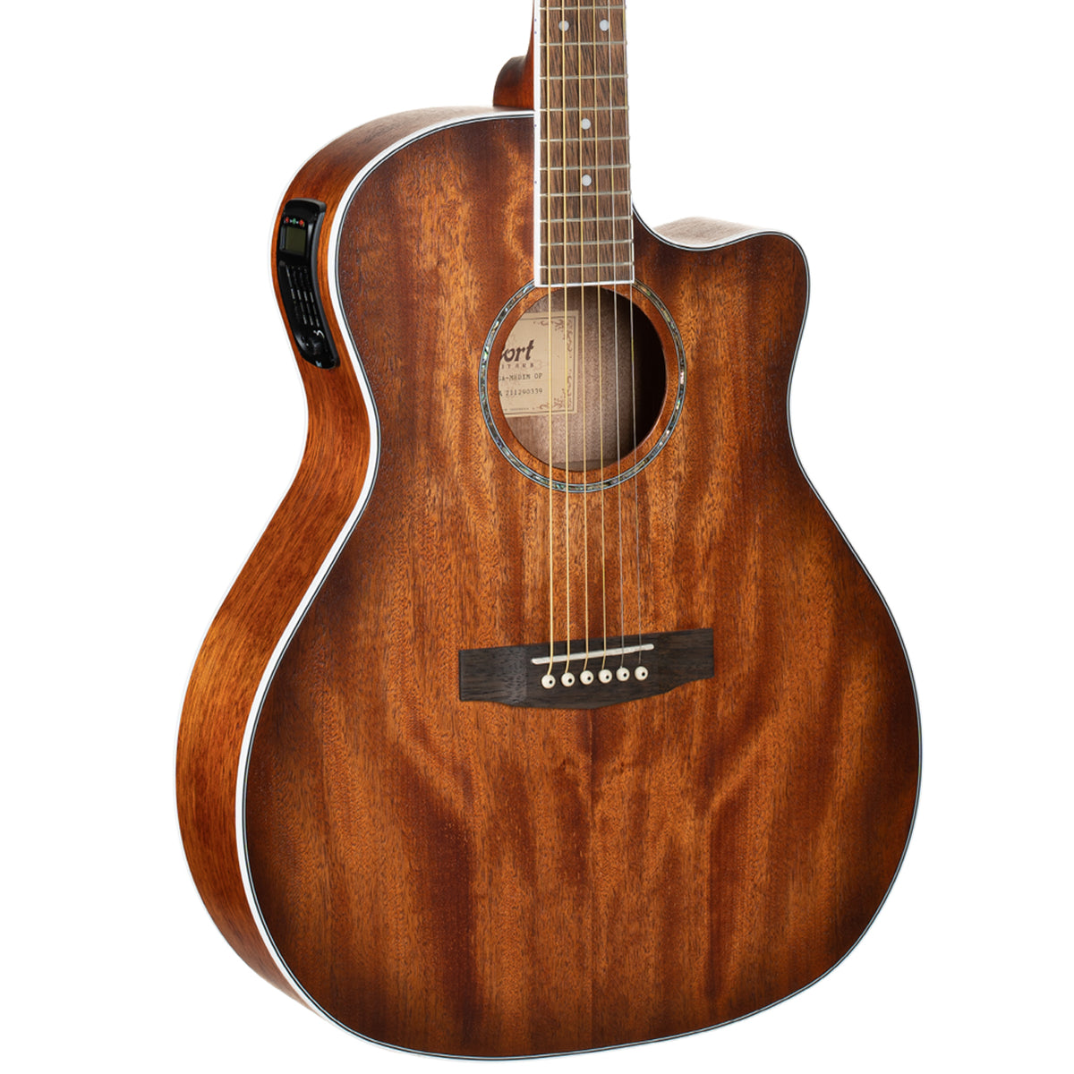 Cort GA-MEDX M All Mahogany Electro-Acoustic Guitar