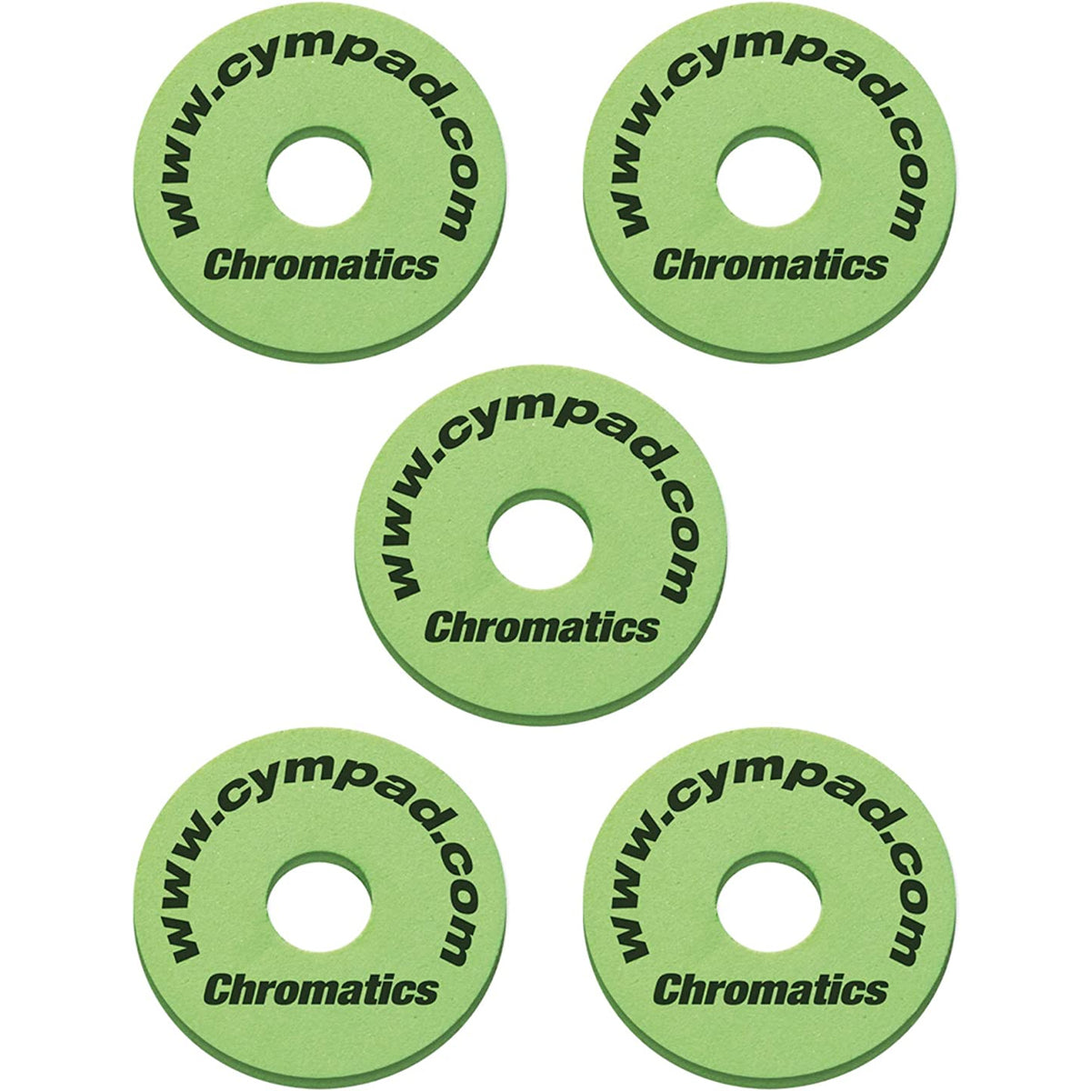 Cympad CS15/5-G Chromatics Cymbal Set 40/15mm, Green