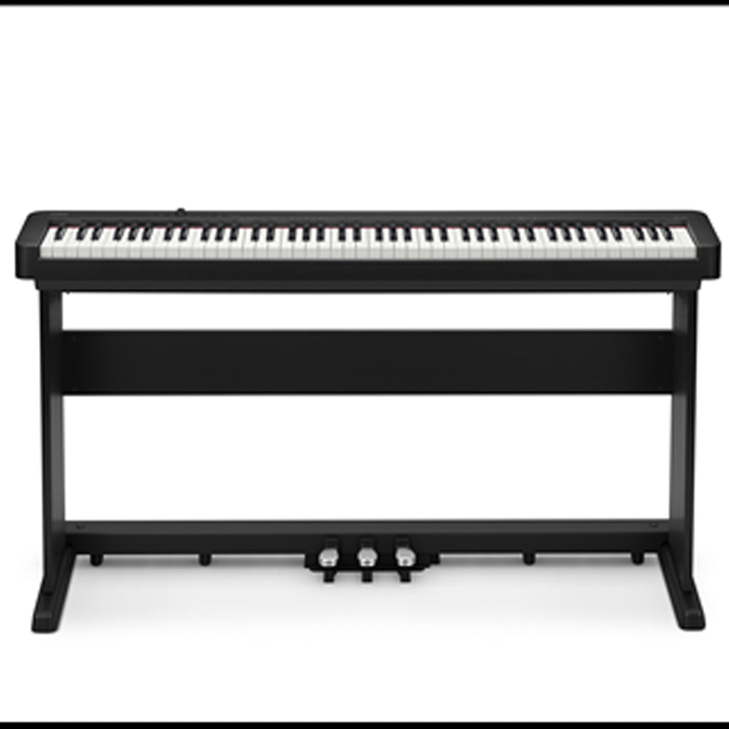 CASIO CDP-S160 BK 88-KEY DIGITAL PIANO with CS-470P Stand and Three pedal Unit
