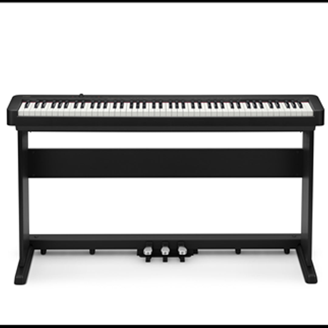 CASIO CDP-S160 BK 88-KEY DIGITAL PIANO with CS-470P Stand and Three pedal Unit