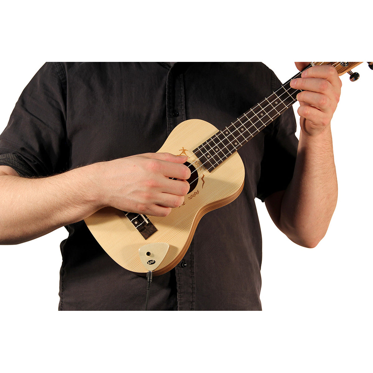 KNA AP-2 Portable surface-mounted piezo with volume control for variety of acoustic instruments