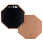 Clapbox CB-PPD Drum Practice Pad - 12 inches, Black (Practice pad only)