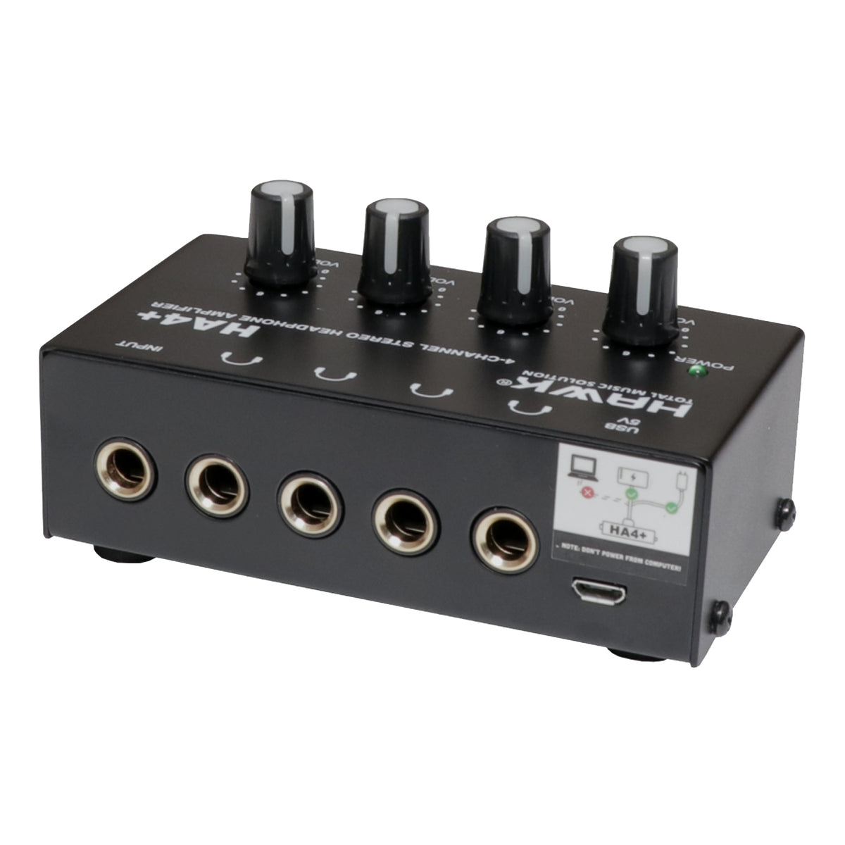 Hawk HA4+ 4-Channel Headphone Amplifier