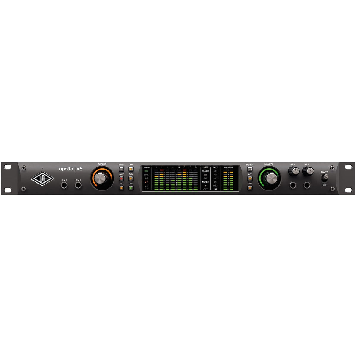 UNIVERSAL AUDIO APOLLO X8 HERITAGE EDITION 18 X 24 THUNDERBOLT 3 AUDIO INTERFACE