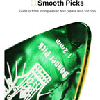 Donner Celluloid Guitar Picks 16 Pack with Tin Box includes Thin, Medium, Heavy & Extra Heavy Picks, for Acoustic Guitar Elec