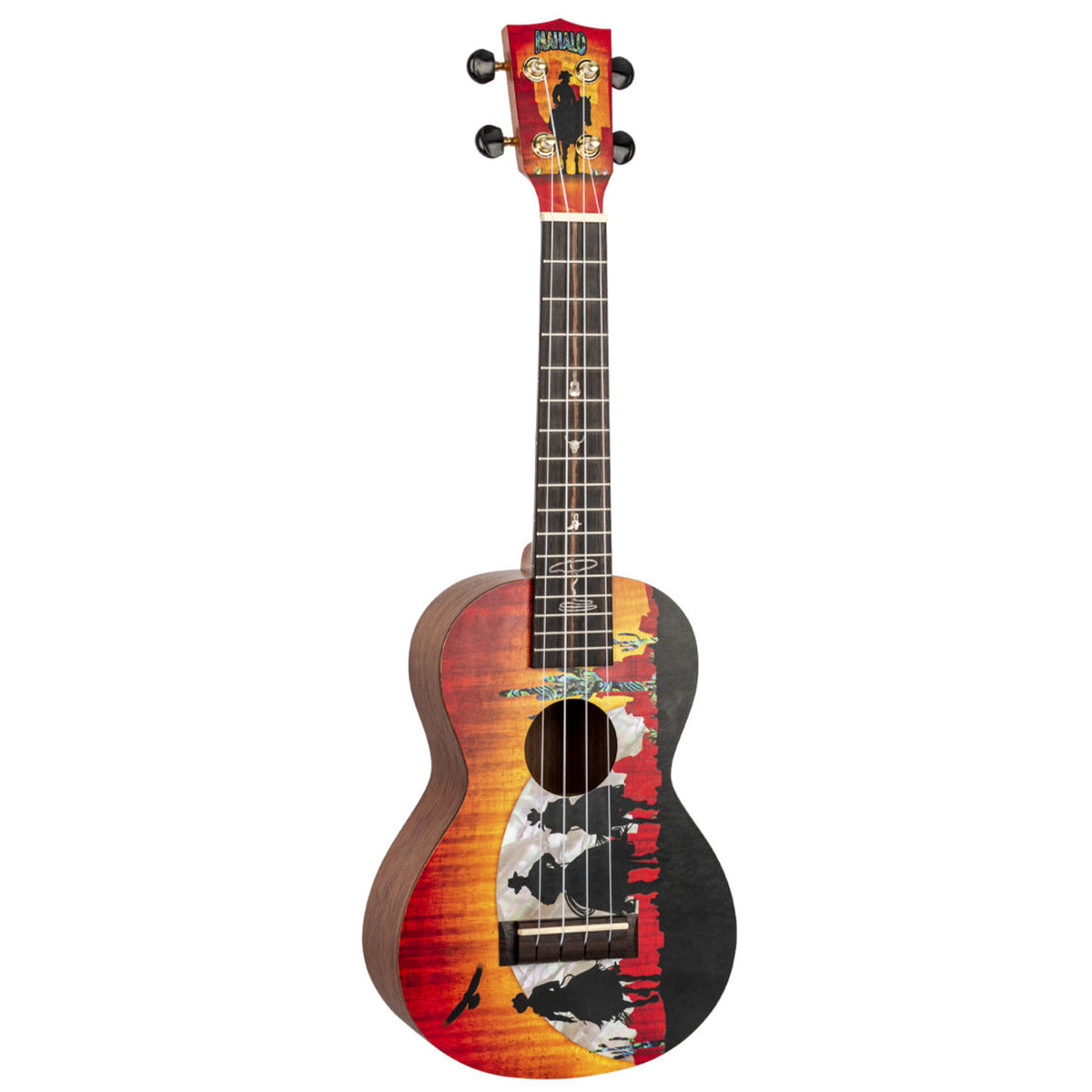 Mahalo MA2WW Artist Elite Series – Wild West Graphics Concert Ukulele