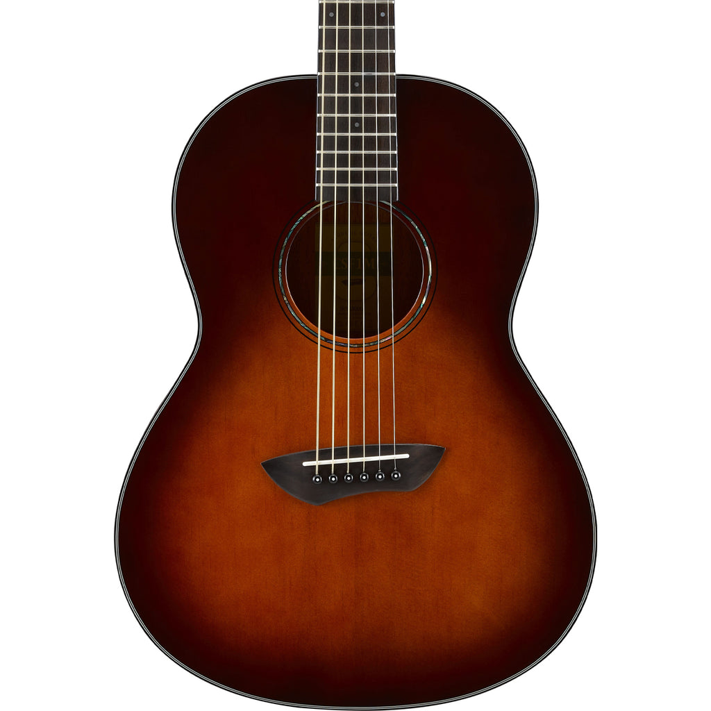 Yamaha CSF1M Parlor Semi-Acoustic Guitar with bag-Tobacco Brown Sunburst