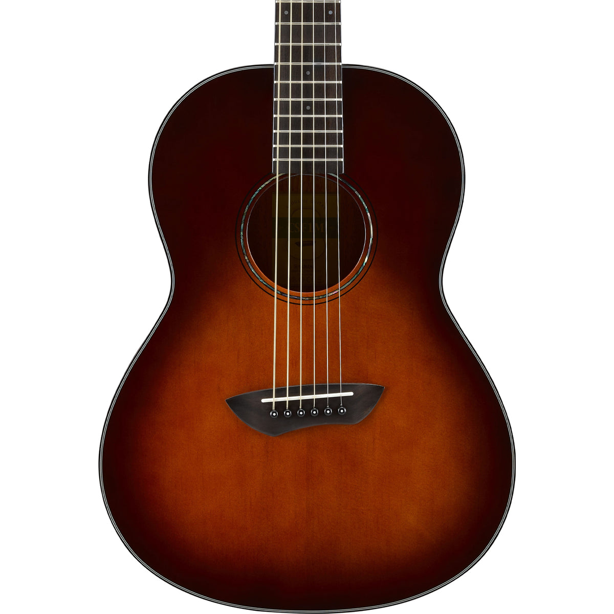 Yamaha CSF1M Parlor Semi-Acoustic Guitar with bag-Tobacco Brown Sunburst