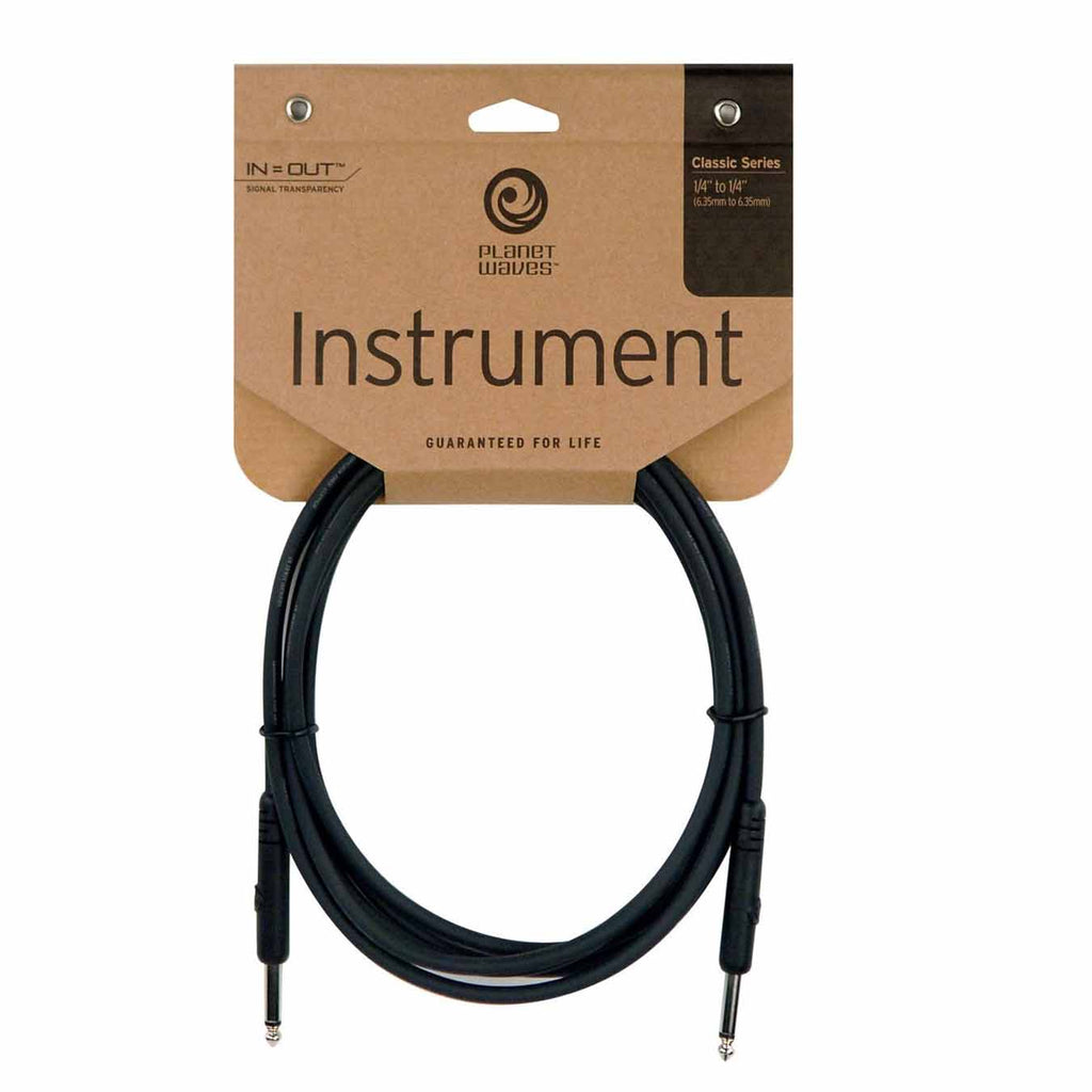 D'Addario PW-CGT-10 Classic Series Straight to Straight Instrument Cable - 10 foot
