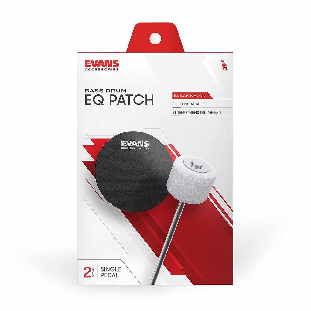 Evans EQ PATCH Black Nylon Single Patch EQPB1