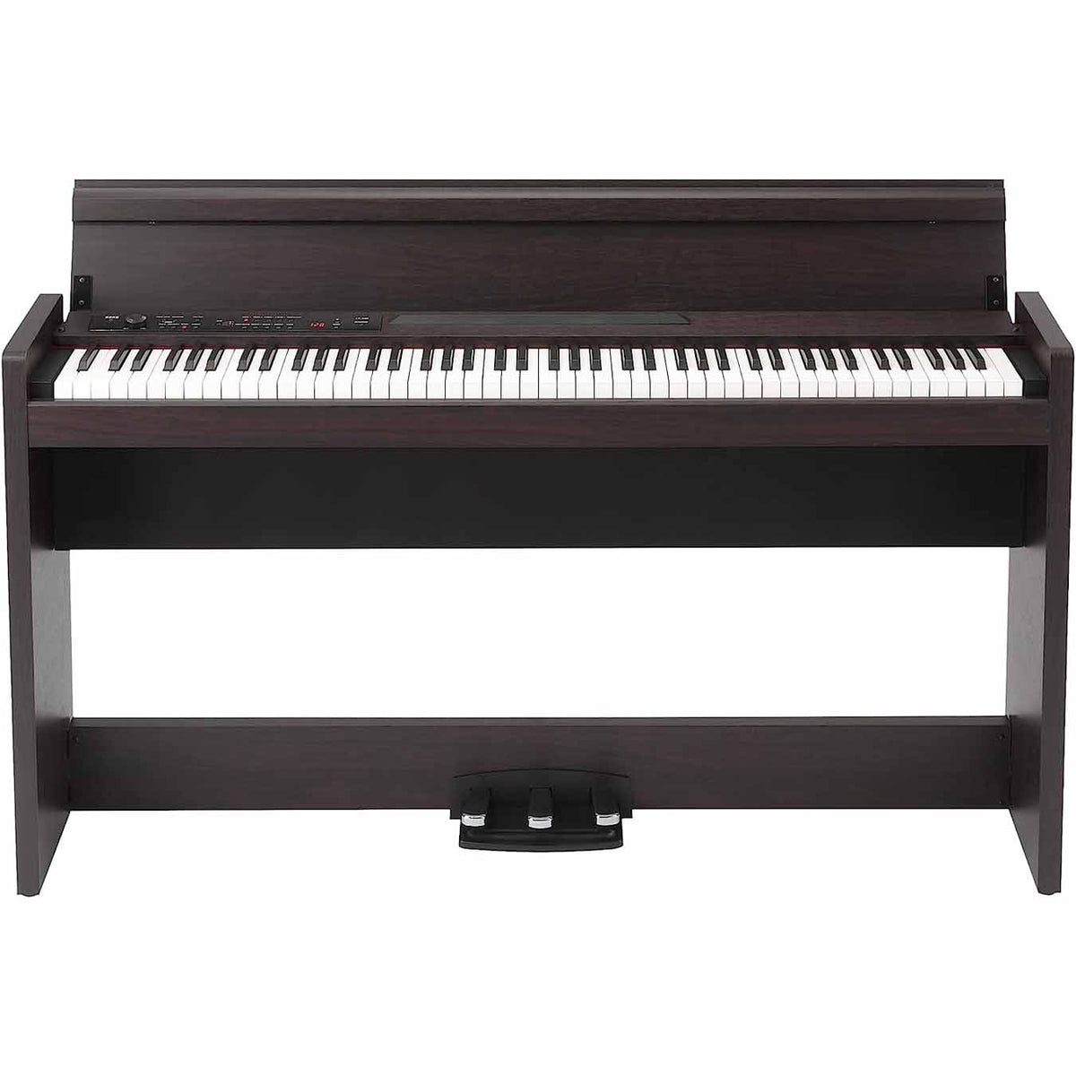 KORG, LP-380U Digital Home Piano with 88-Key Fully Weighted Keyboard, Built-in Speakers, Furniture Stand, and 3-Pedal Unit (L