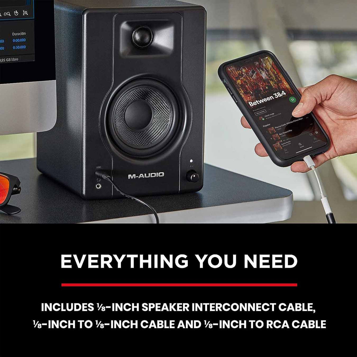M-Audio BX3 D3 3.5-inch Multimedia Reference Monitors (Pair)