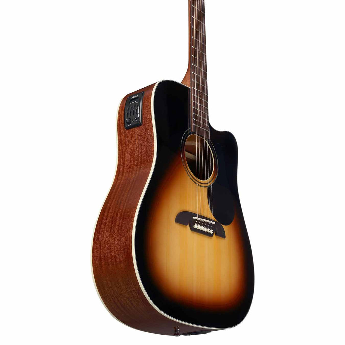Alvarez RD26CE Regent Series Cutaway Acoustic Guitar with Deluxe Gig Bag Sun Burst